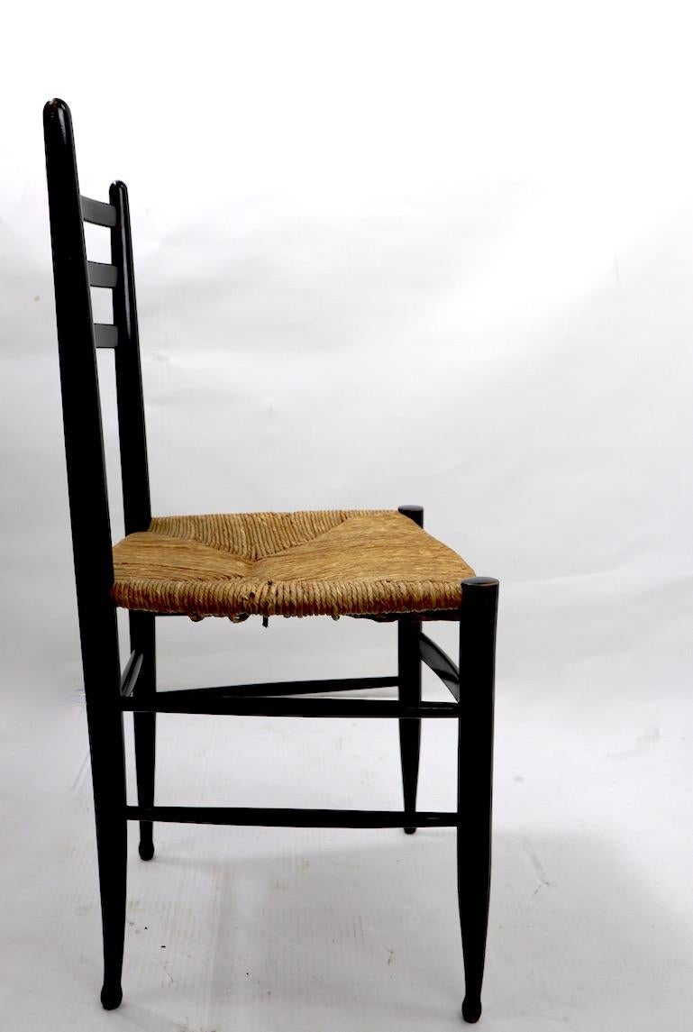 Mid-Century Modern Superleggra Spinetto Chair Made in Italy