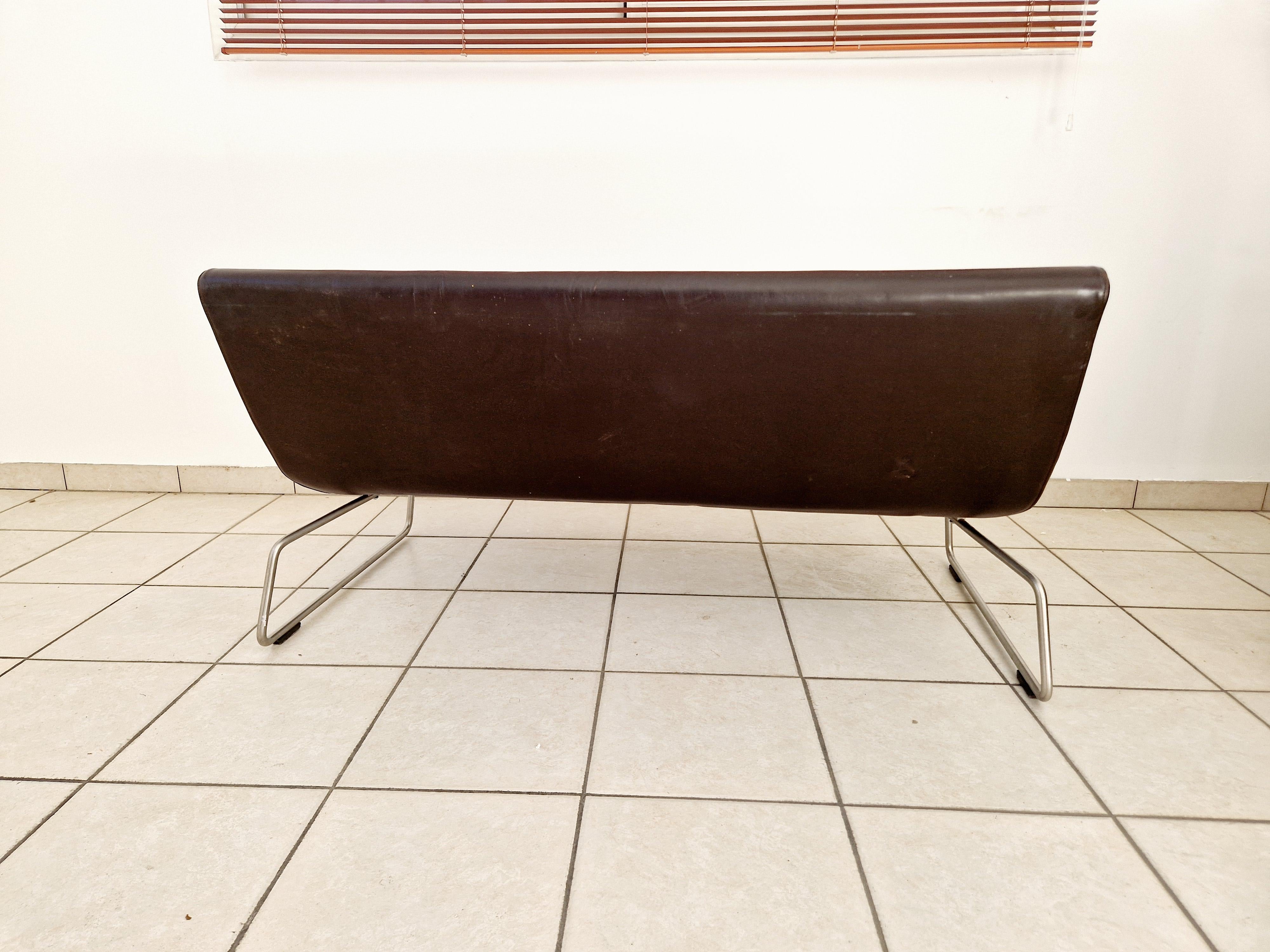 Barber and Osgerby per Cappellini Divano Superlight in pelle marrone In condizioni buone in vendita a Buxton, GB