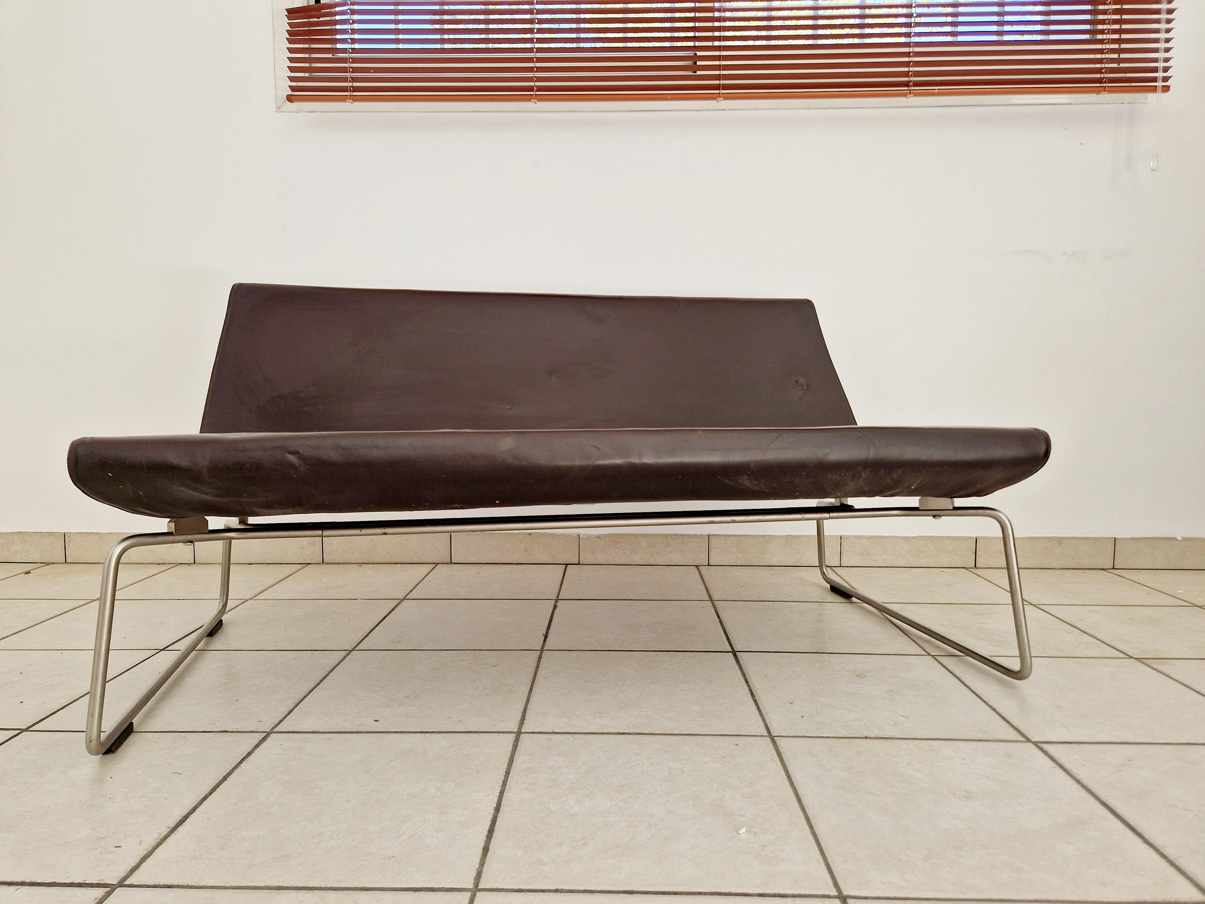 Barber and Osgerby per Cappellini Divano Superlight in pelle marrone in vendita 1