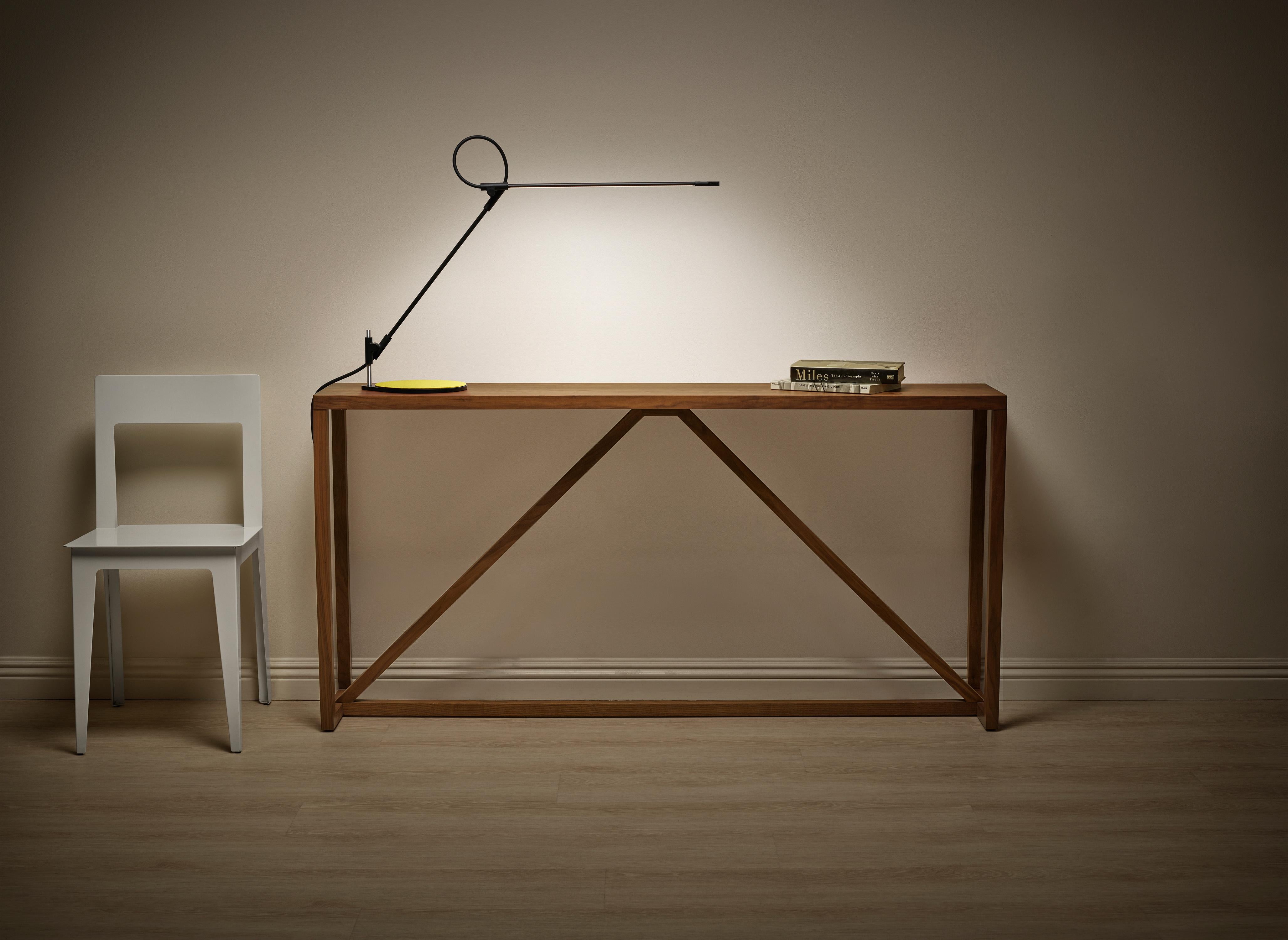 Modern Superlight Table Lamp in Black by Pablo Designs For Sale