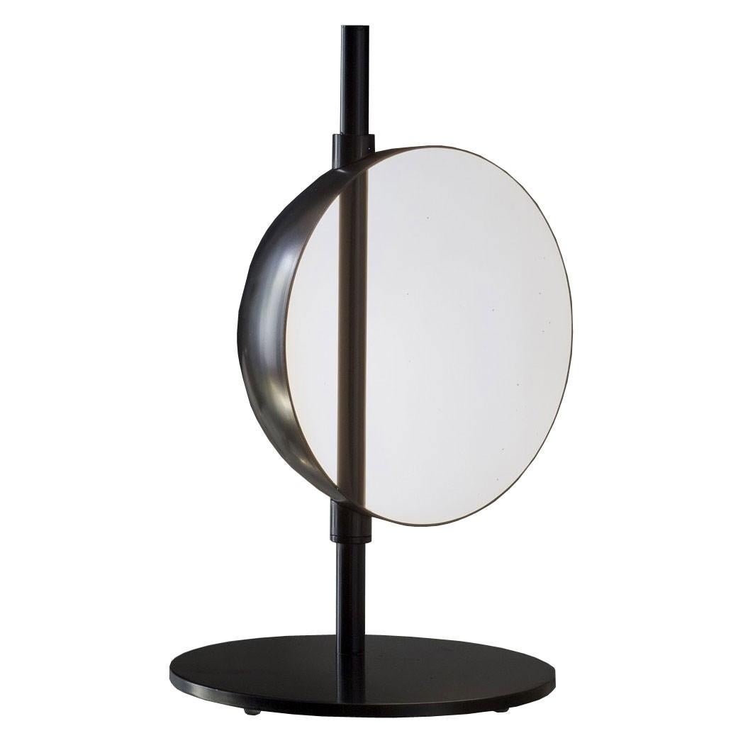 Plated Superluna Table Lamp by Victor Vasilev for Oluce For Sale