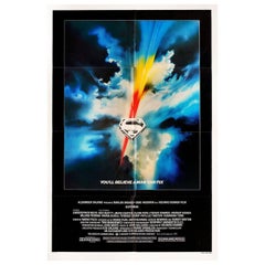 Vintage Superman 1978 U.S. One Sheet Film Poster