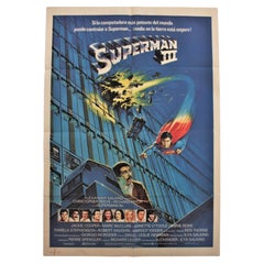 Superman III Spanish Film Poster, 1983