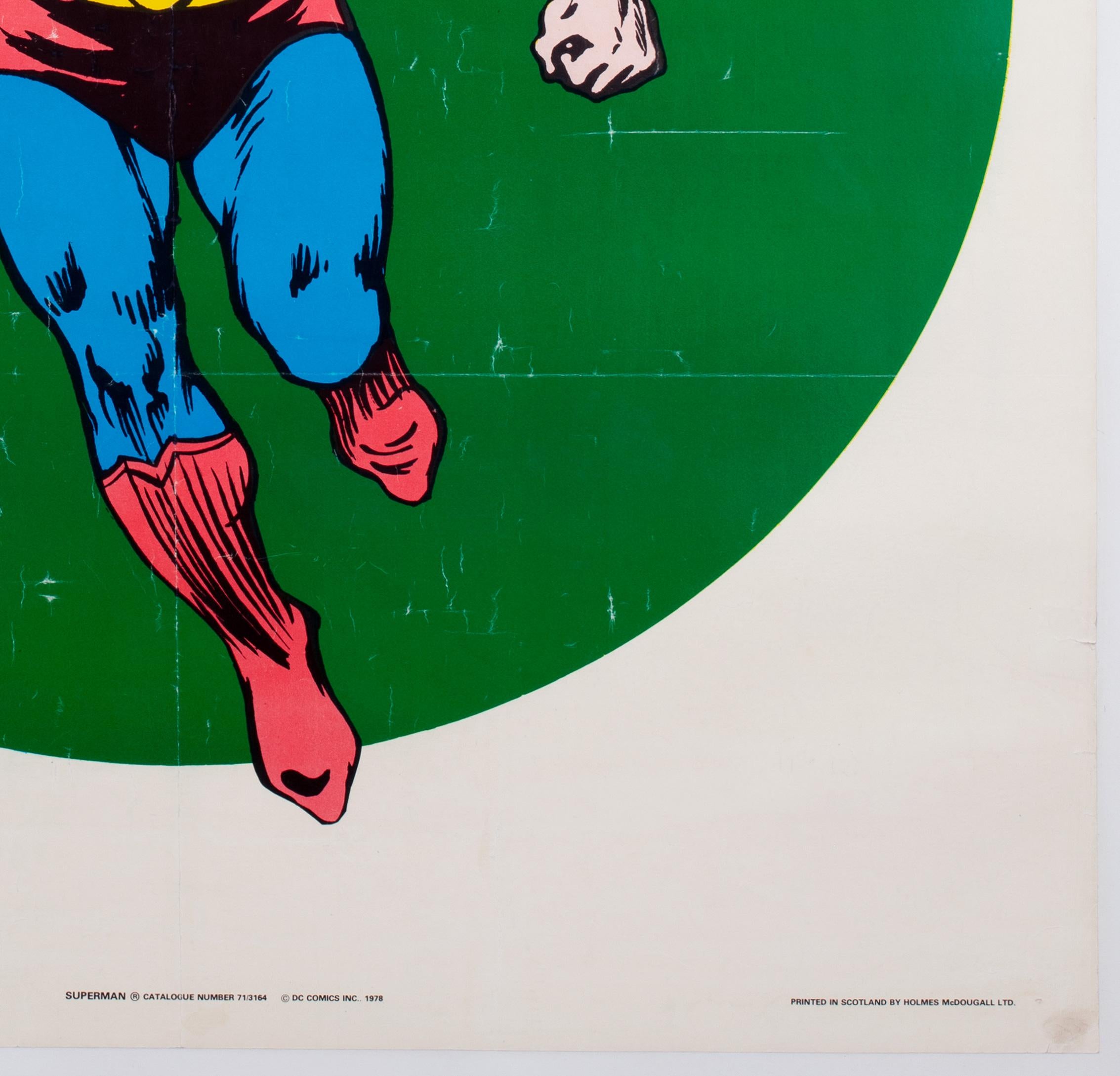 20th Century Superman Original 1978 UK / British Special Poster, Superhero DC