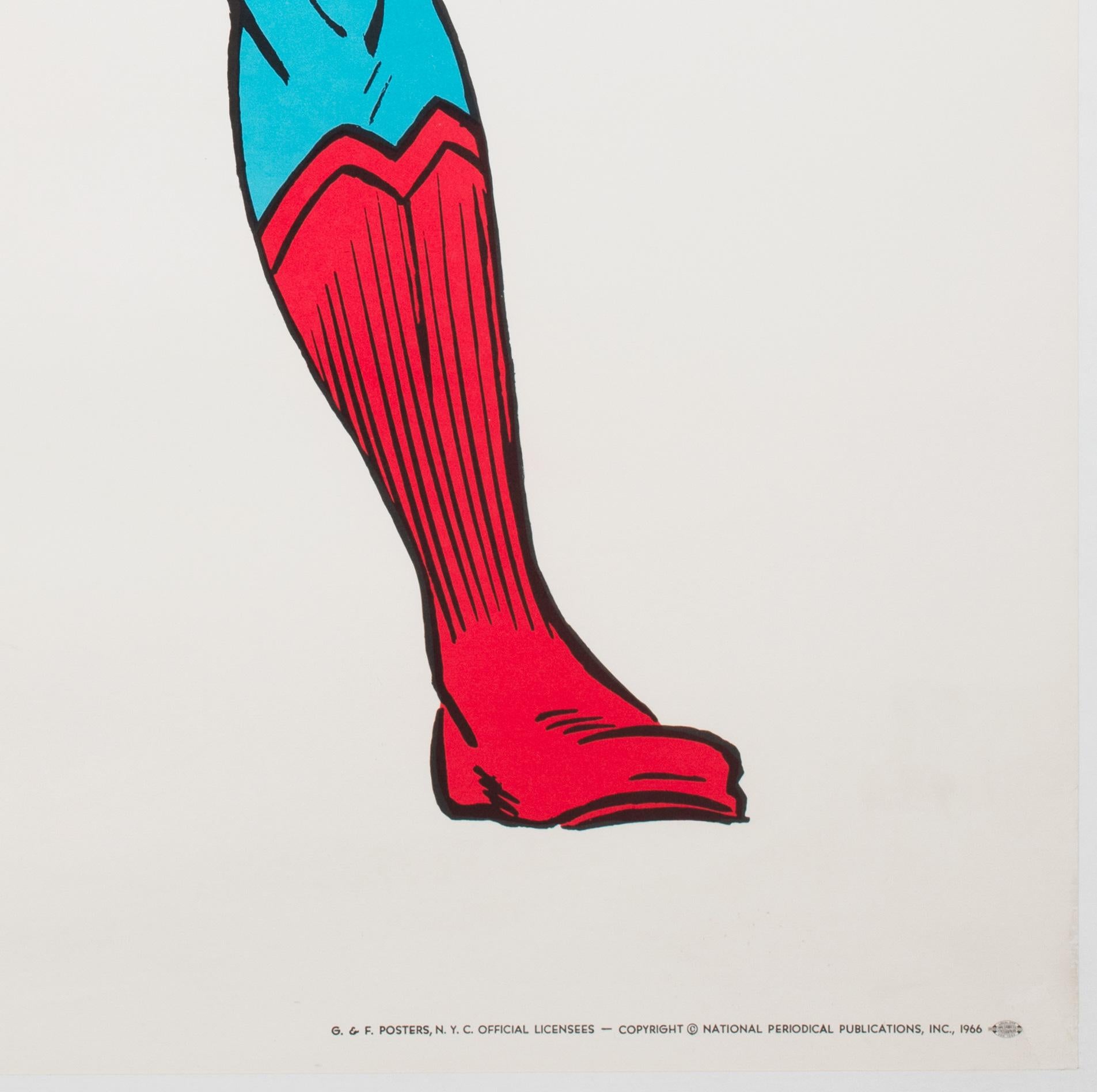 Superman, Vintage 1966, US-Poster, Superman im Angebot 2