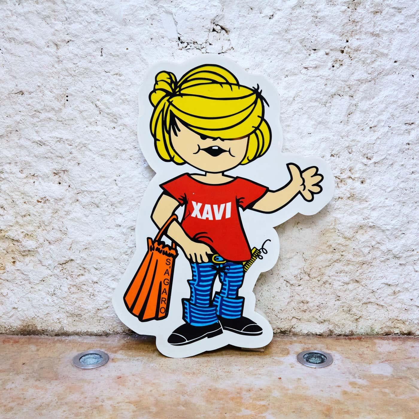 Supermarket Light Sign 'Xavi S'agaro', circa 1970 For Sale 5