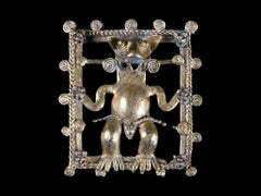Ser sobrenatural, Colgante de oro precolombino, Costa Rica, circa 800 a 1500 d.C.