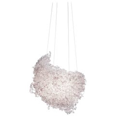 Supernova Chandelier in Transparent Resin by Jacopo Foggini