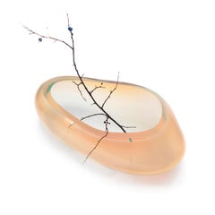 Supernova I Amber Iridescent L Bowl + Vase by ELOA