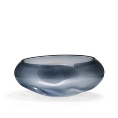 Supernova I Stahlblaue M-Schale + Vase von ELOA