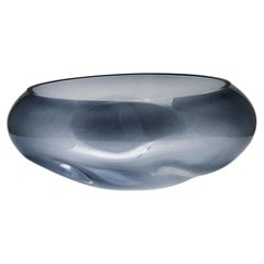 Supernova I Steel Blue M Bowl + Vase by ELOA