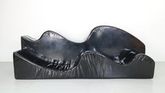 Superonda  Schwarzes Sofa von Archizoom Associati für Poltronova, Italien, 1960