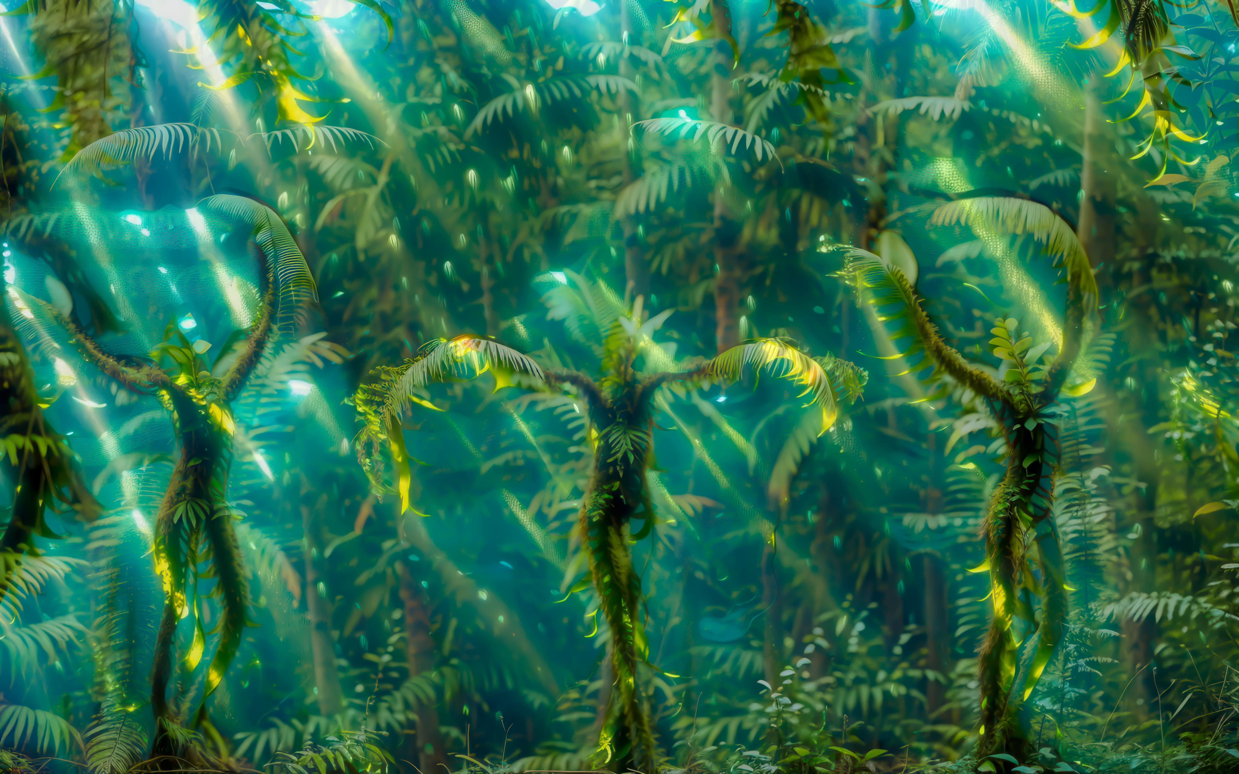 I am the forest feeding on the sun, 2025 (WITHOUT CAPTION) - Print by SUPERRADIANCE