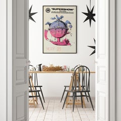 'Supershow' Led Zeppelin and Eric Clapton Original Movie Poster, British, 1969