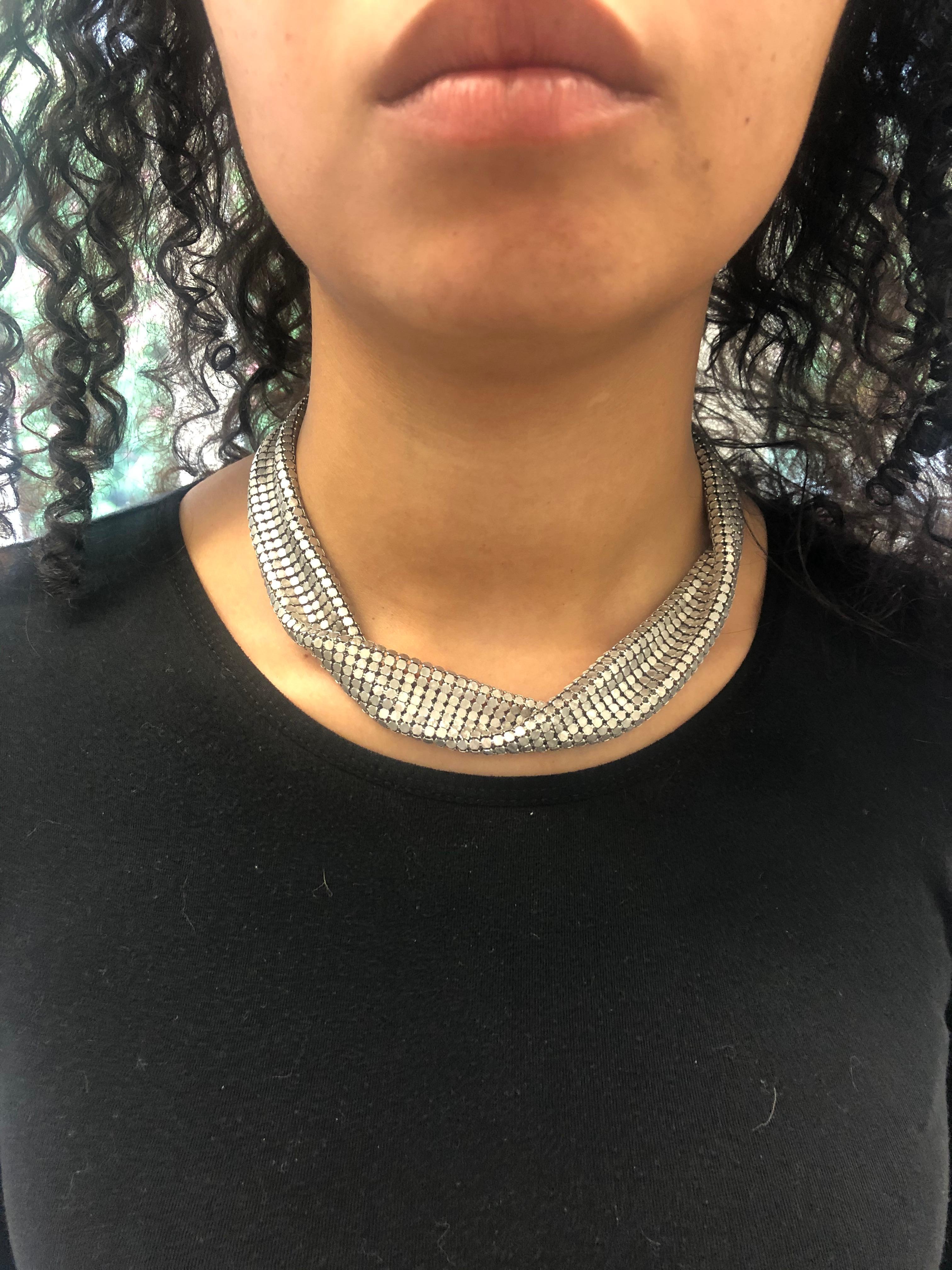 Supersoft Necklace in 18 Karat White Gold 3