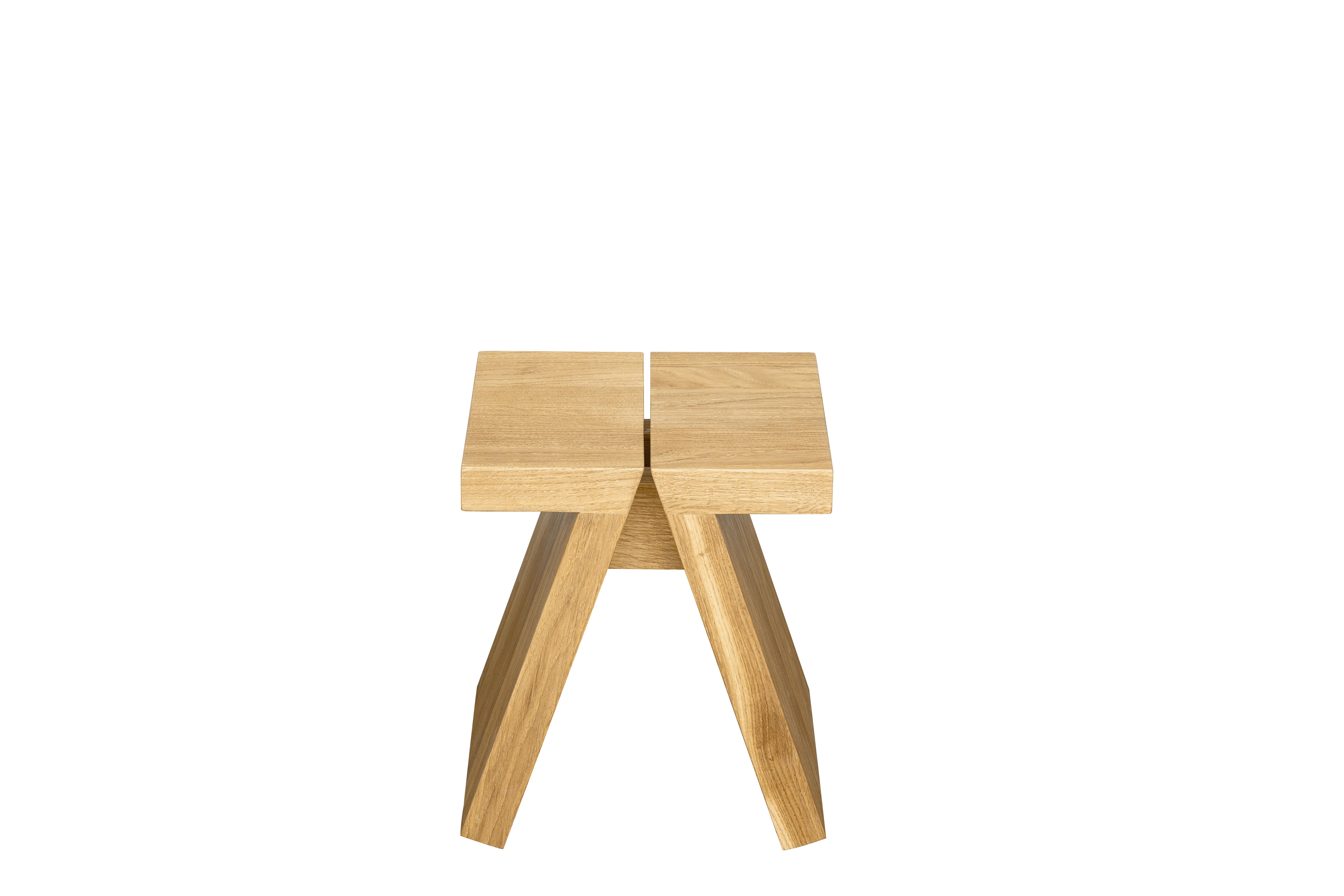 Supersolid Object 1, Side Table by Fogia, Oak In New Condition For Sale In Paris, FR