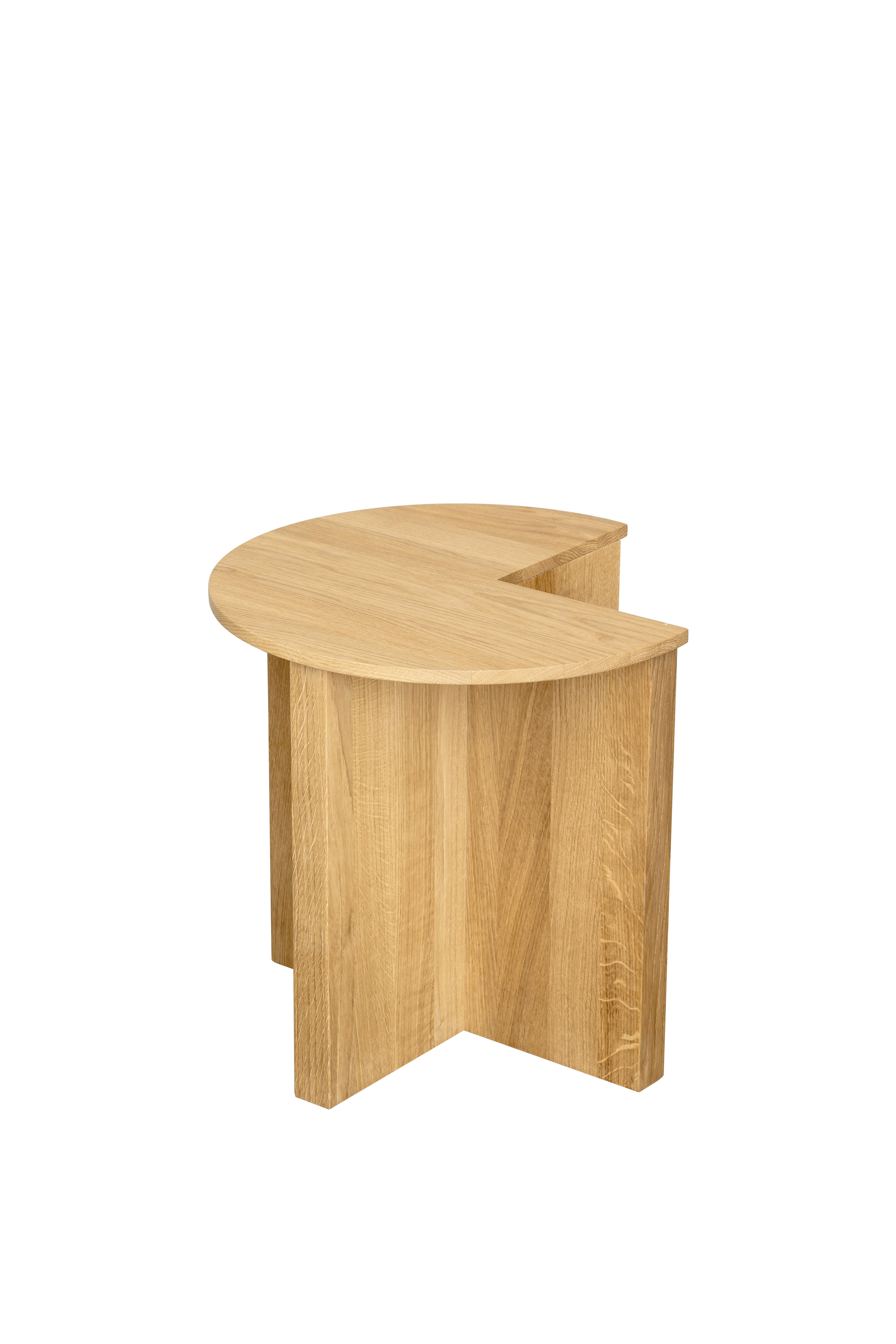 Supersolid Object 2, Side Table by Fogia, Oak In New Condition For Sale In Paris, FR