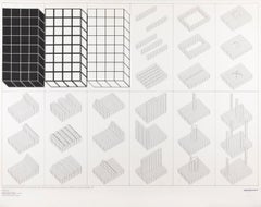  Istogrammi Superstudio Architecture Radical Screen-print paper Seventies
