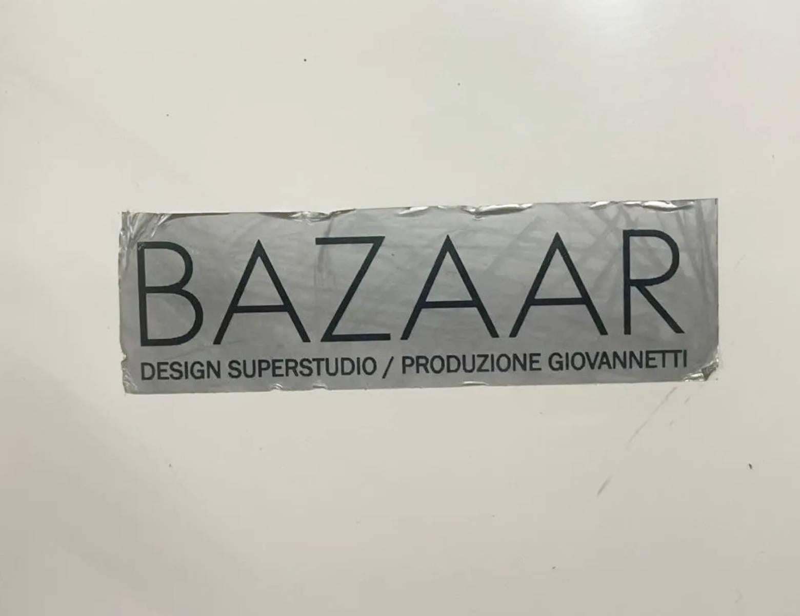Superstudio Bazaar 10-Module Sofa 1968, Original Label 13