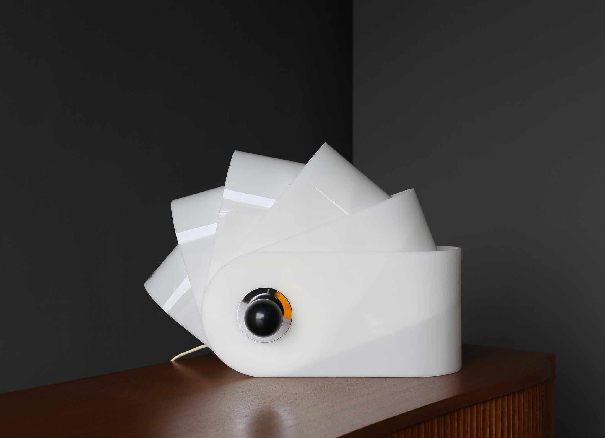 Mid-Century Modern Superstudio Early Gherpe Table Lamp, Francesconi, Italy, c.1967 For Sale