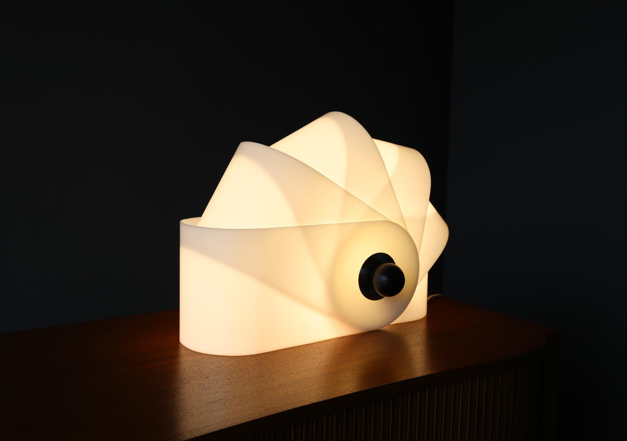 Superstudio Early Gherpe Table Lamp, Francesconi, Italy, c.1967 In Good Condition For Sale In San Juan Capistrano, CA