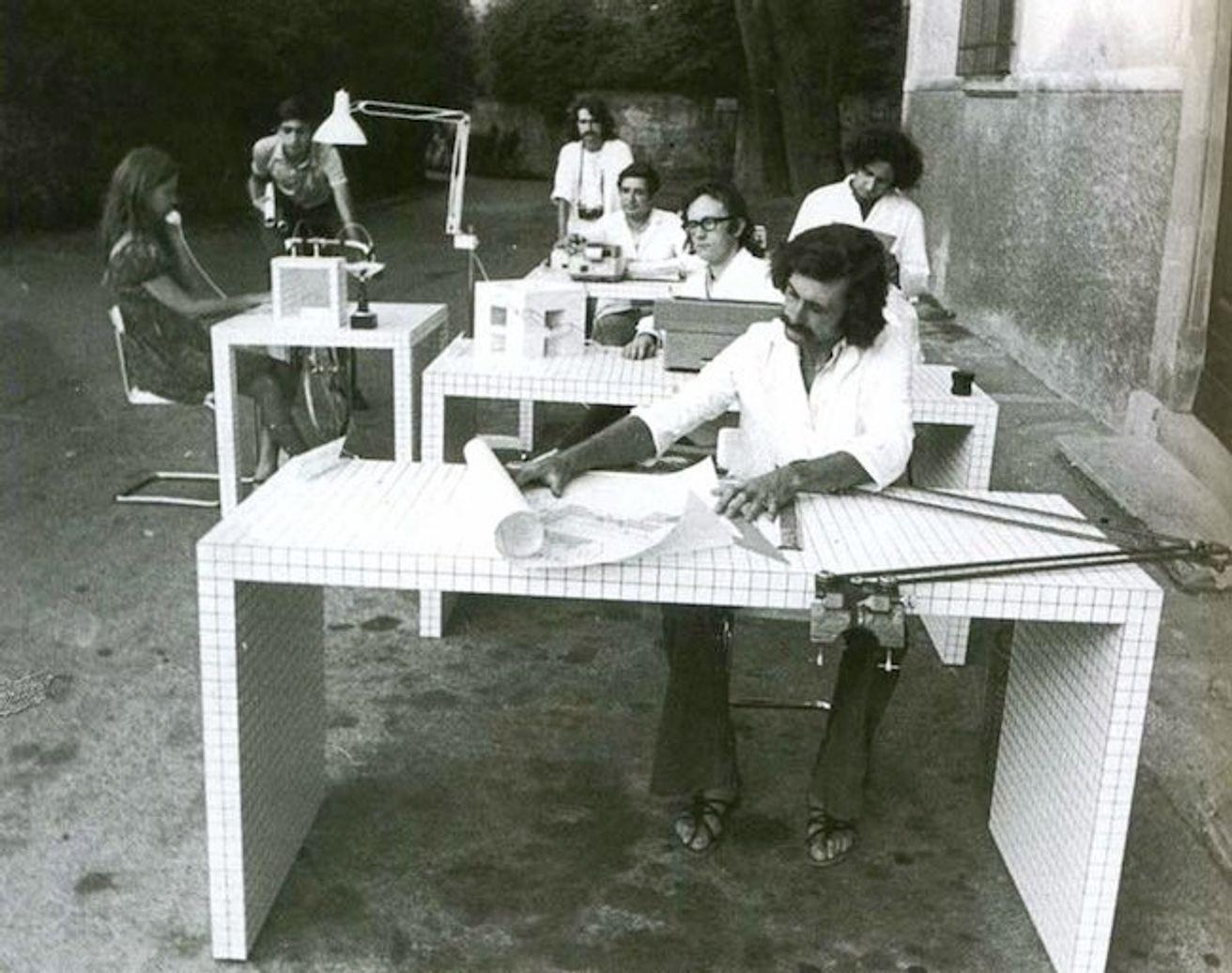 SUPERSTUDIO  Lithographie 