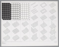 Superstudio Lithograph Istogrammi d'architettura 466/500, Italy, 1969