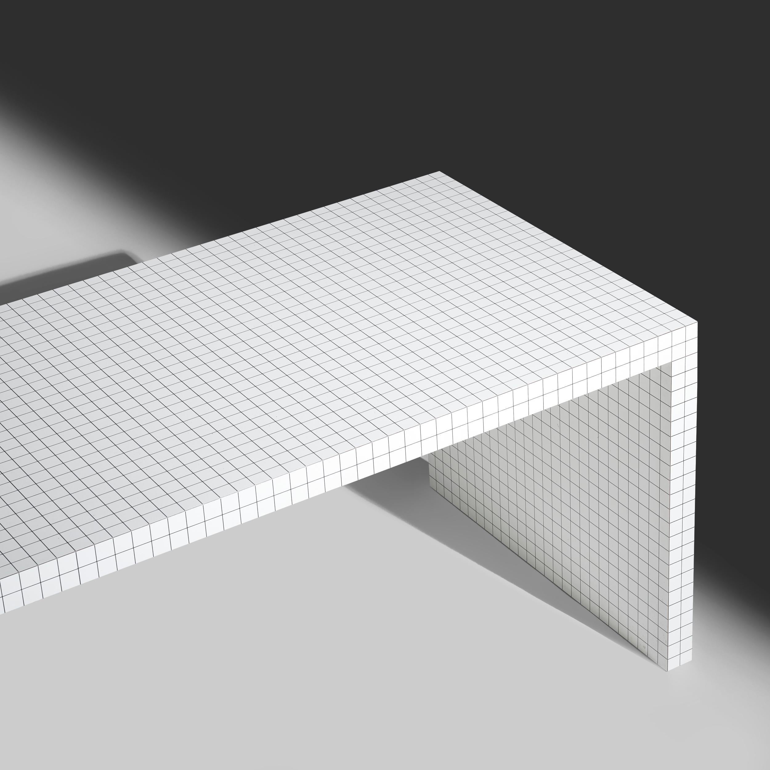 20th Century Superstudio Quaderna 2830 desk or table for Zanotta Italy, 1970 For Sale