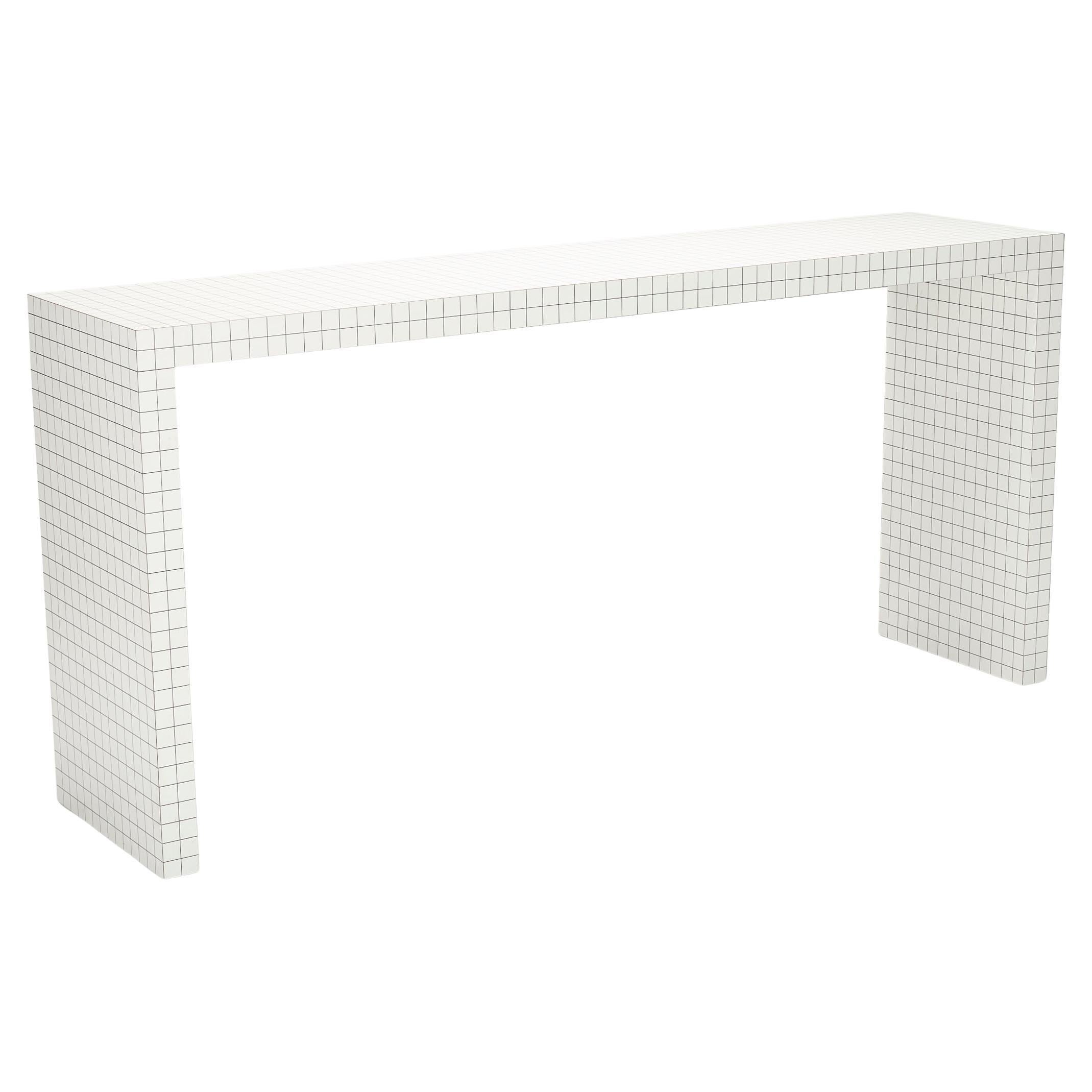 Consola Superstudio Quaderna para Zanotta Italia, 1970