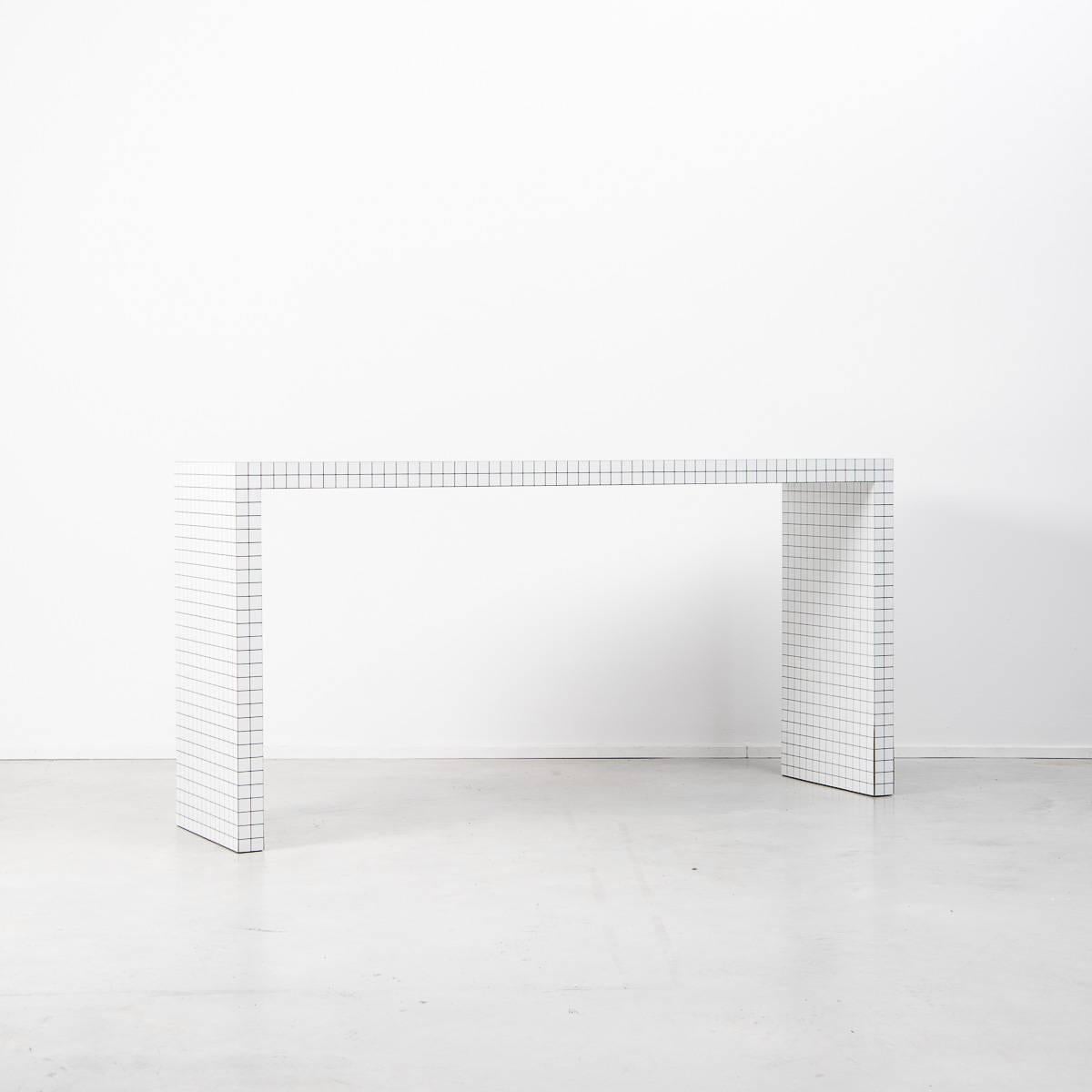 Painted Superstudio Quaderna Console Table