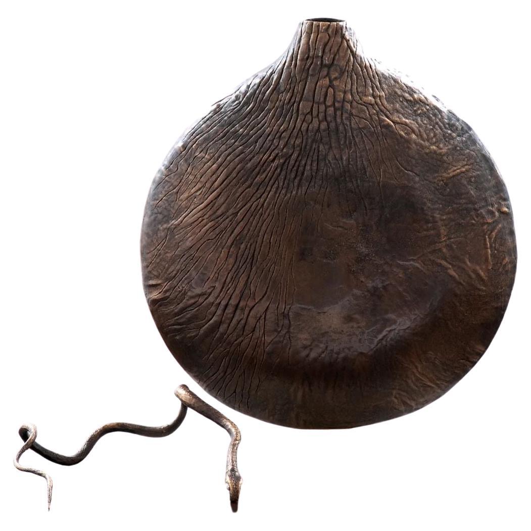 Marble Vase designed by Zaha Hadid in Polished Bianco Covelano Bluette Marble For Sale at 1stDibs