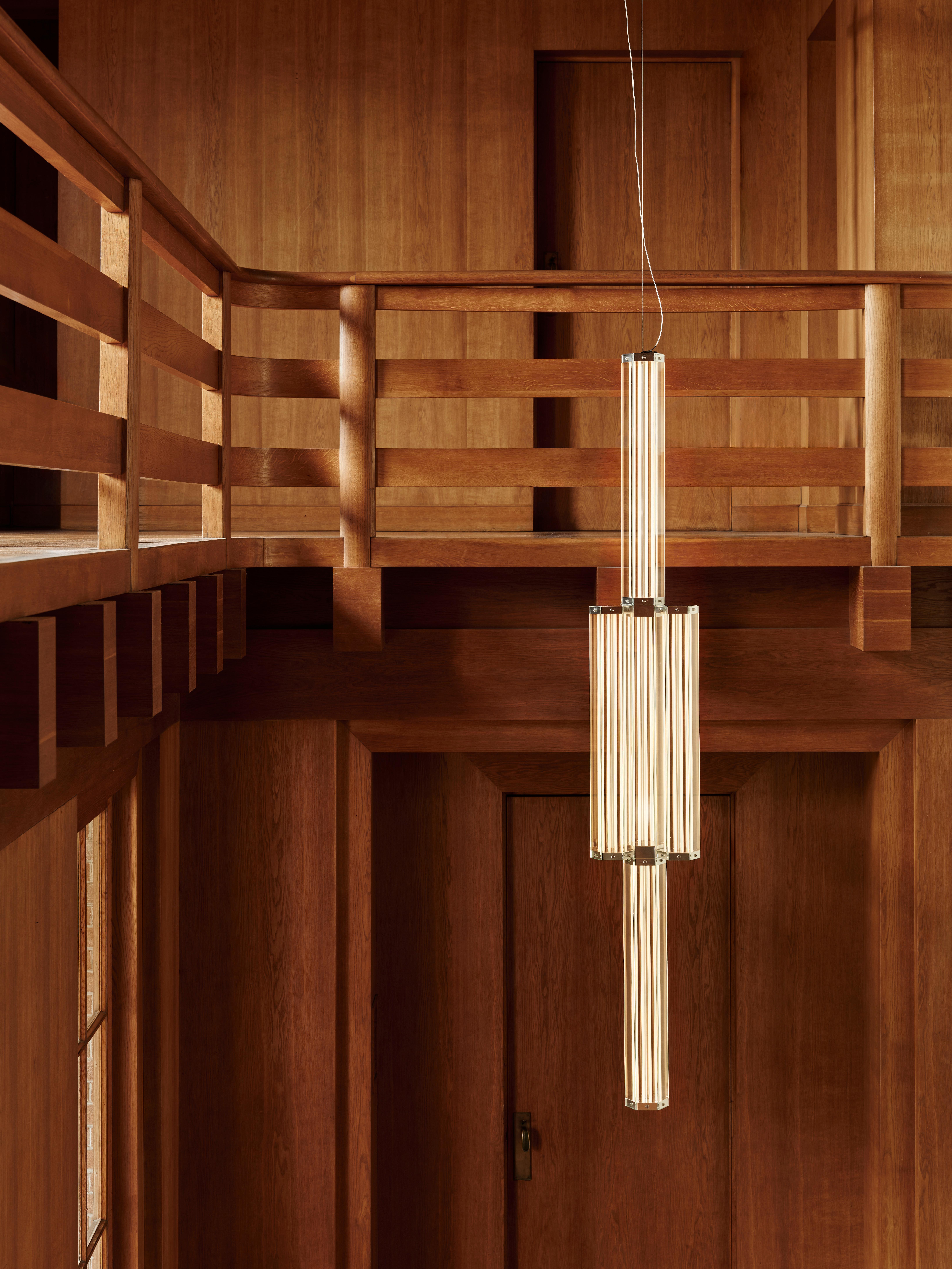 Suspension Superwire S3 Light en verre et aluminium par Formafantasma, 2025 en vente 1