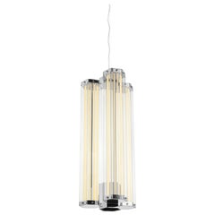 Superwire Suspension S3 Light in Glass and Aluminum by Formafantasma, 2025 Superwire Suspension S3 Light in Glass and Aluminum by Formafantasma, 2025