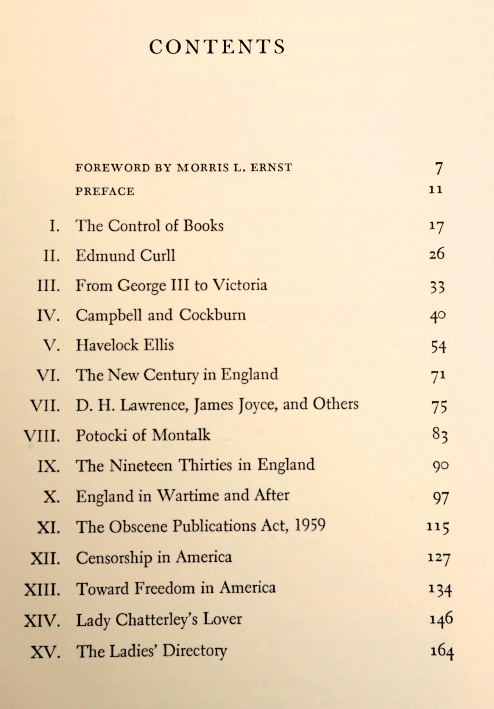 Paper Suppressed Books a History of the Conception of Literary Obscenity First Edition For Sale