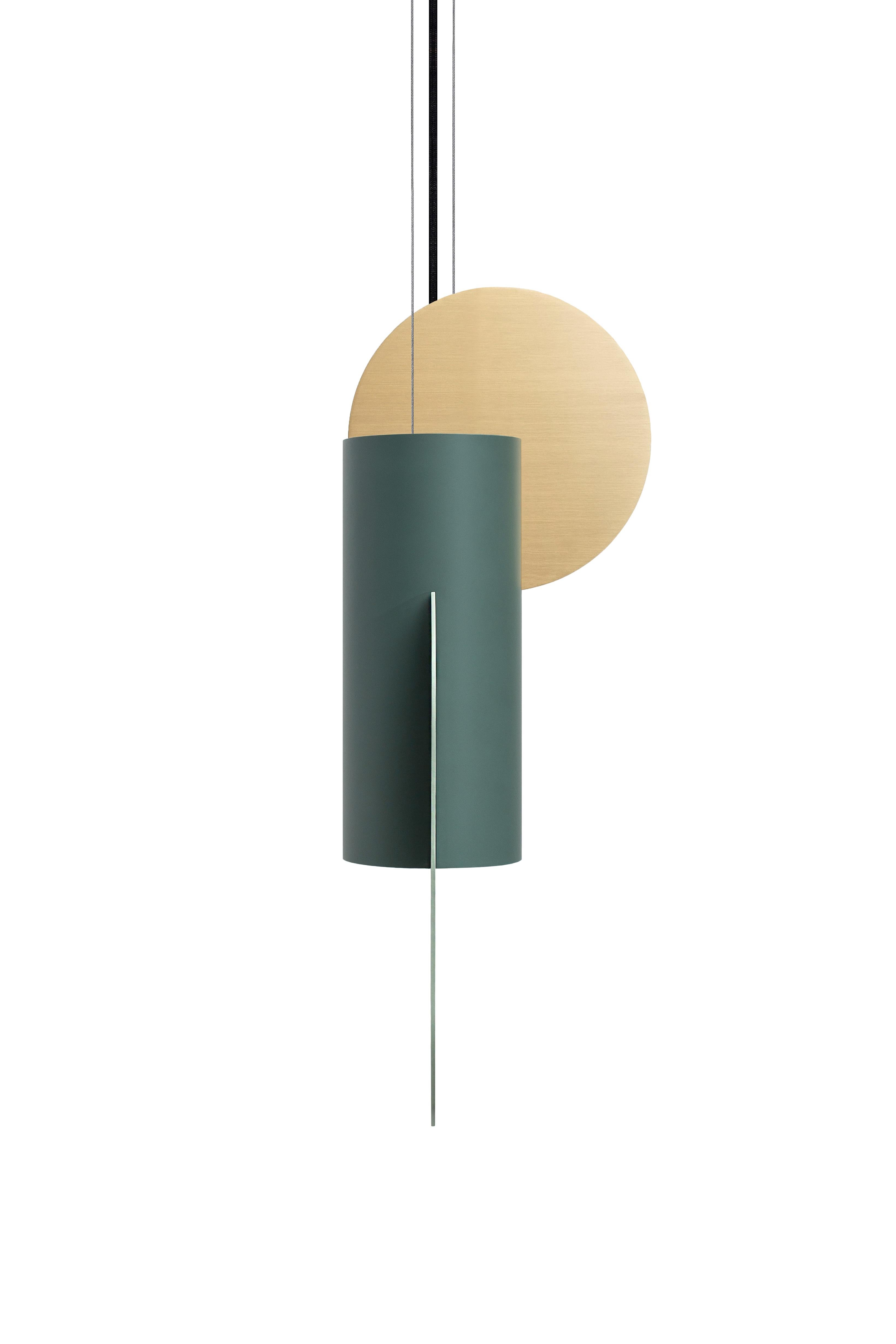 Modern Suprematic Two Pendant Lamp CS5 by NOOM For Sale