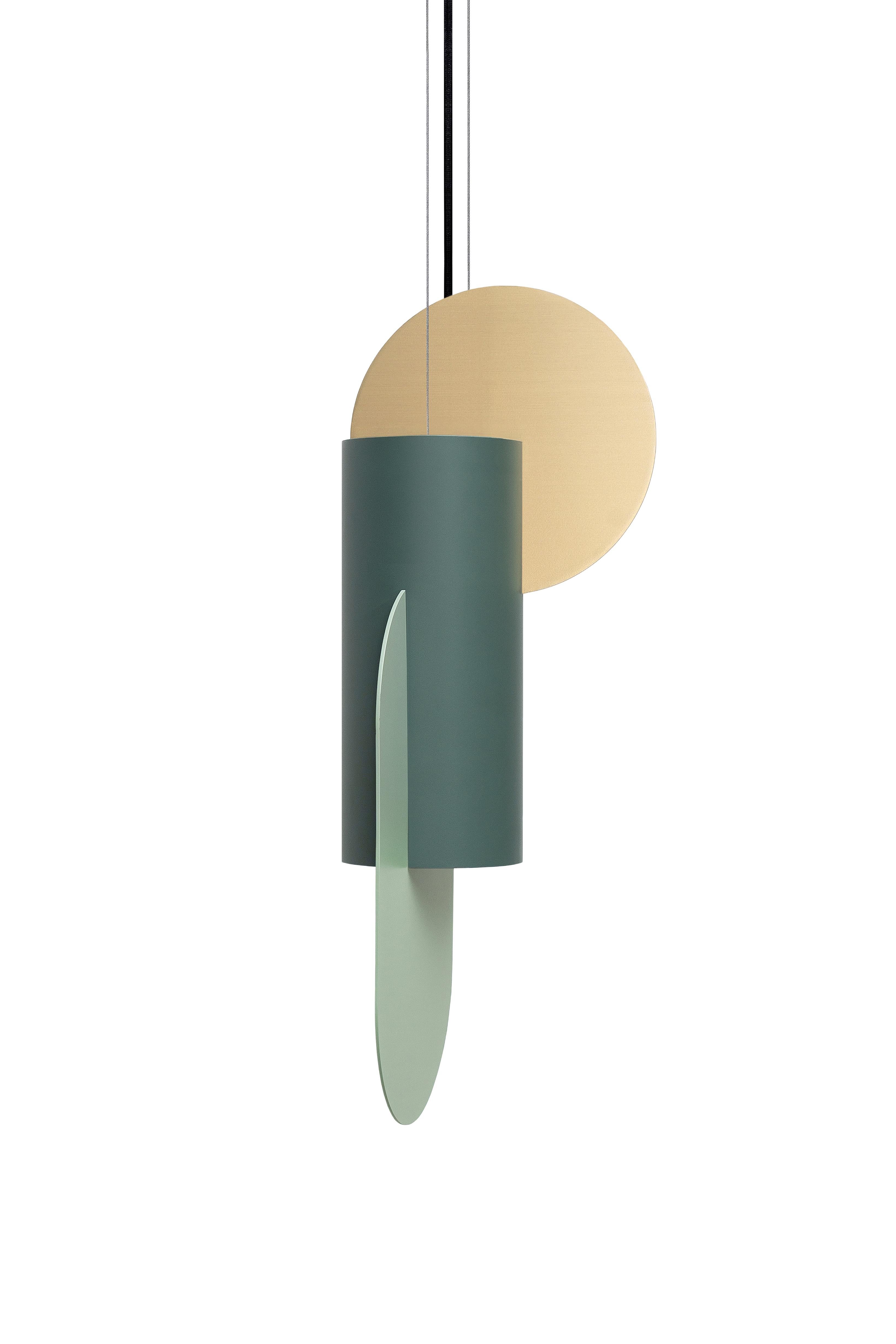 Ukrainian Suprematic Two Pendant Lamp CS5 by NOOM For Sale