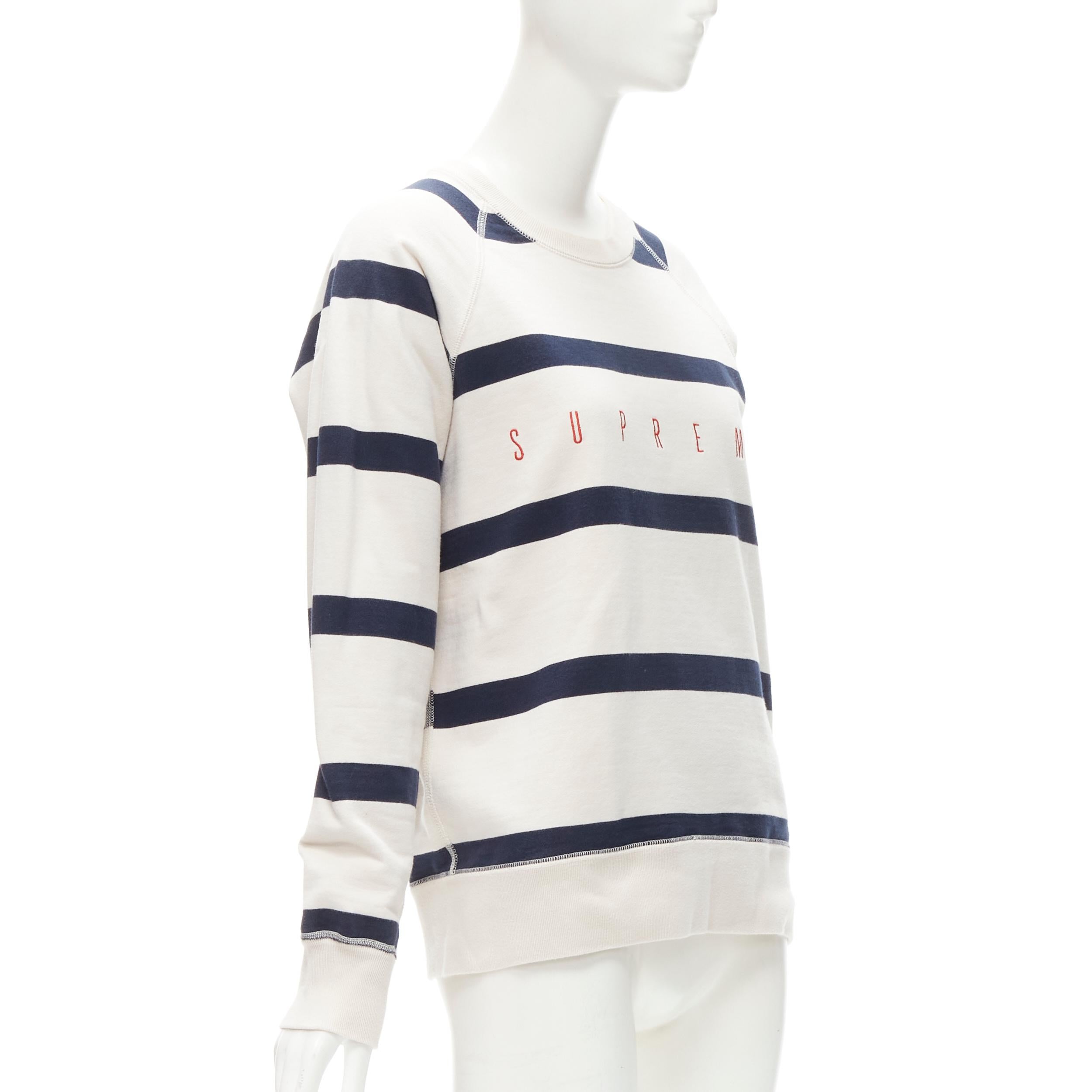 Supreme deals striped crewneck Supreme deals striped crewneck