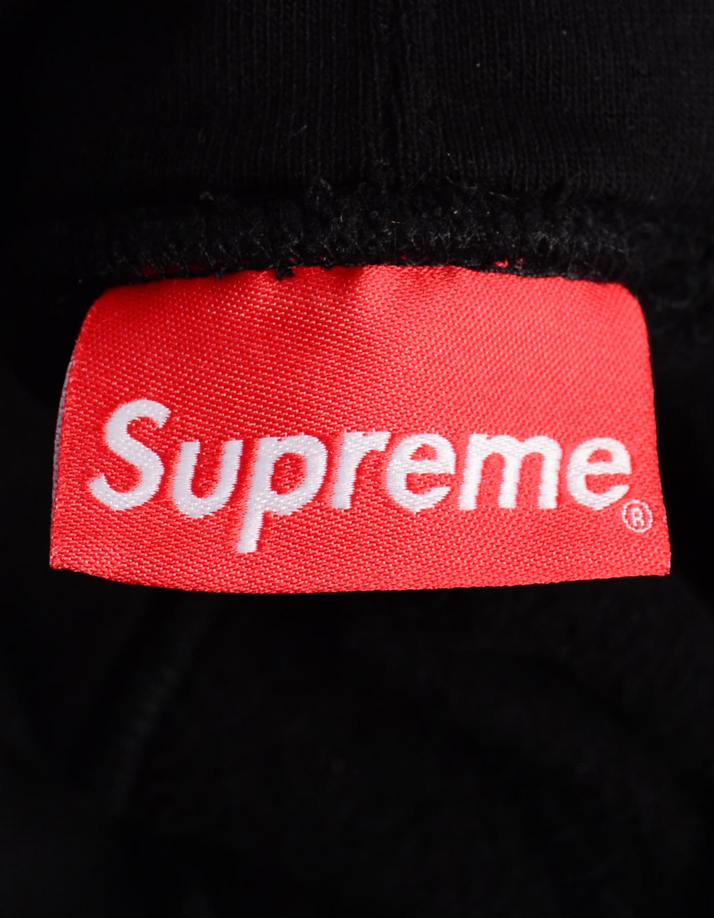 supreme black hoodie