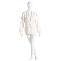 Supreme Blazer in Linen by Gianni Versace