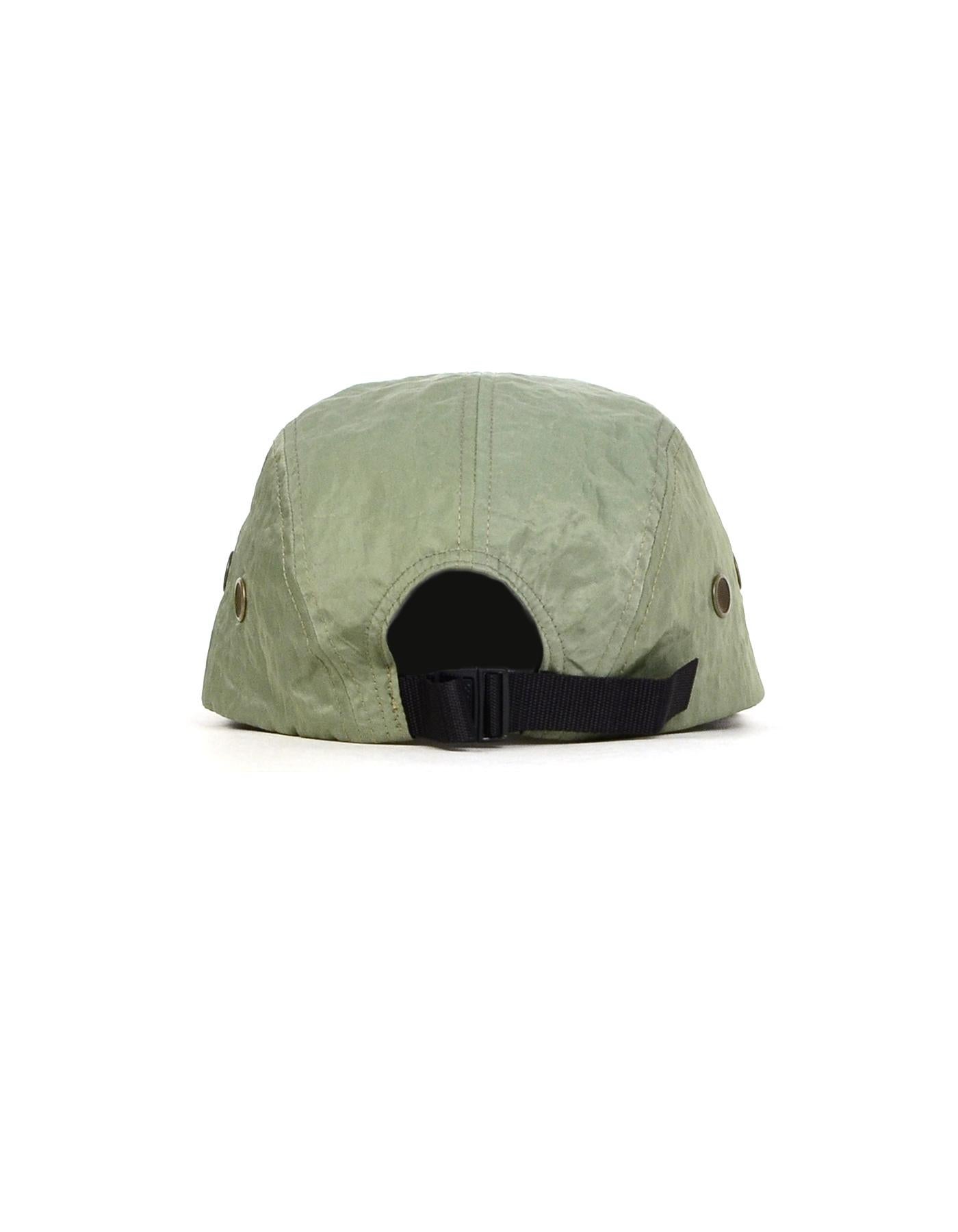 supreme green hat