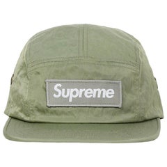 Supreme Green Logo Camp Hat