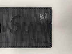 Supreme LV 2017 Black Luggage Tag