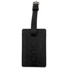 Supreme LV 2017 Black Luggage Tag