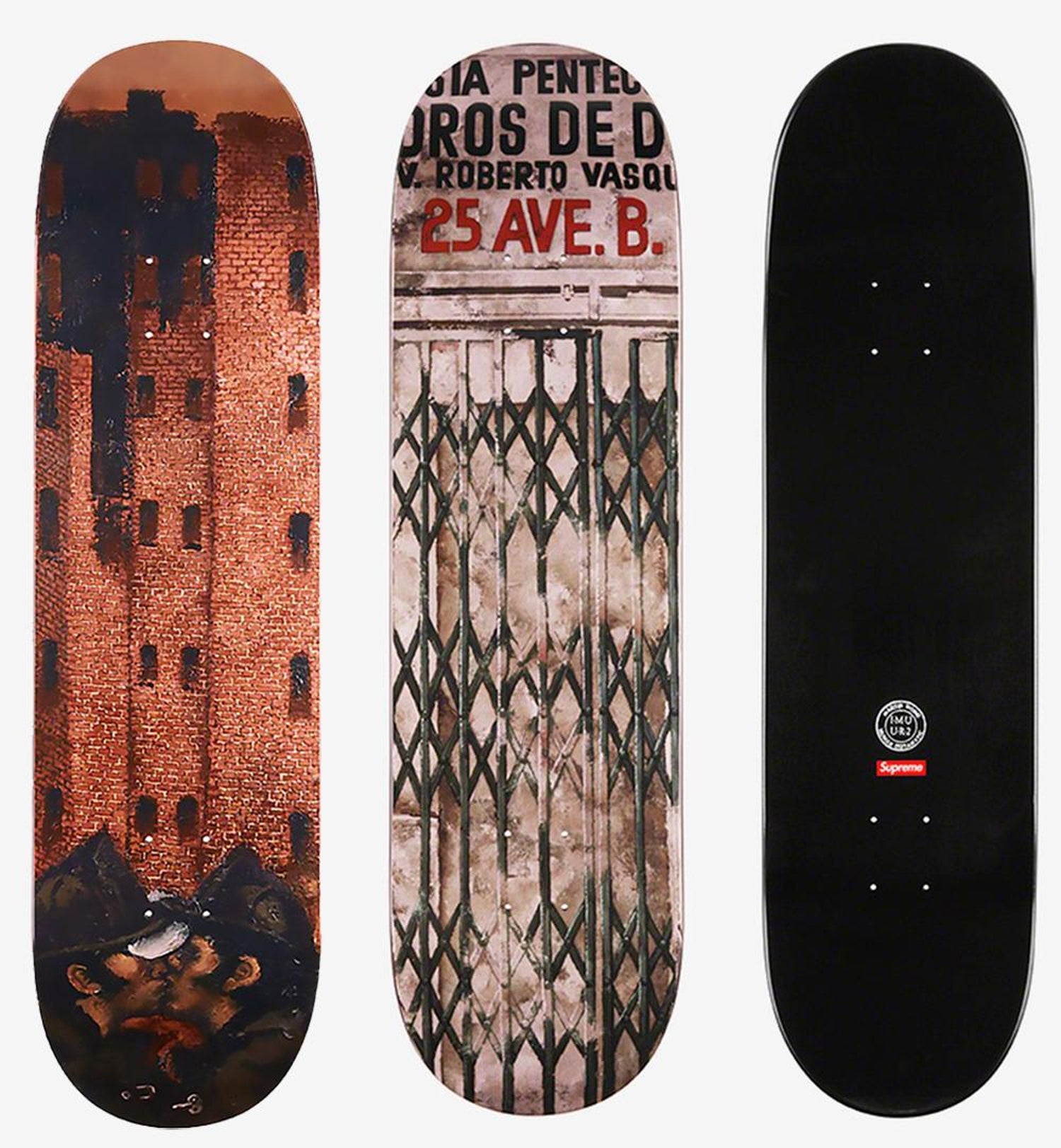 supreme Skateboard 推せる deck 2 pieces