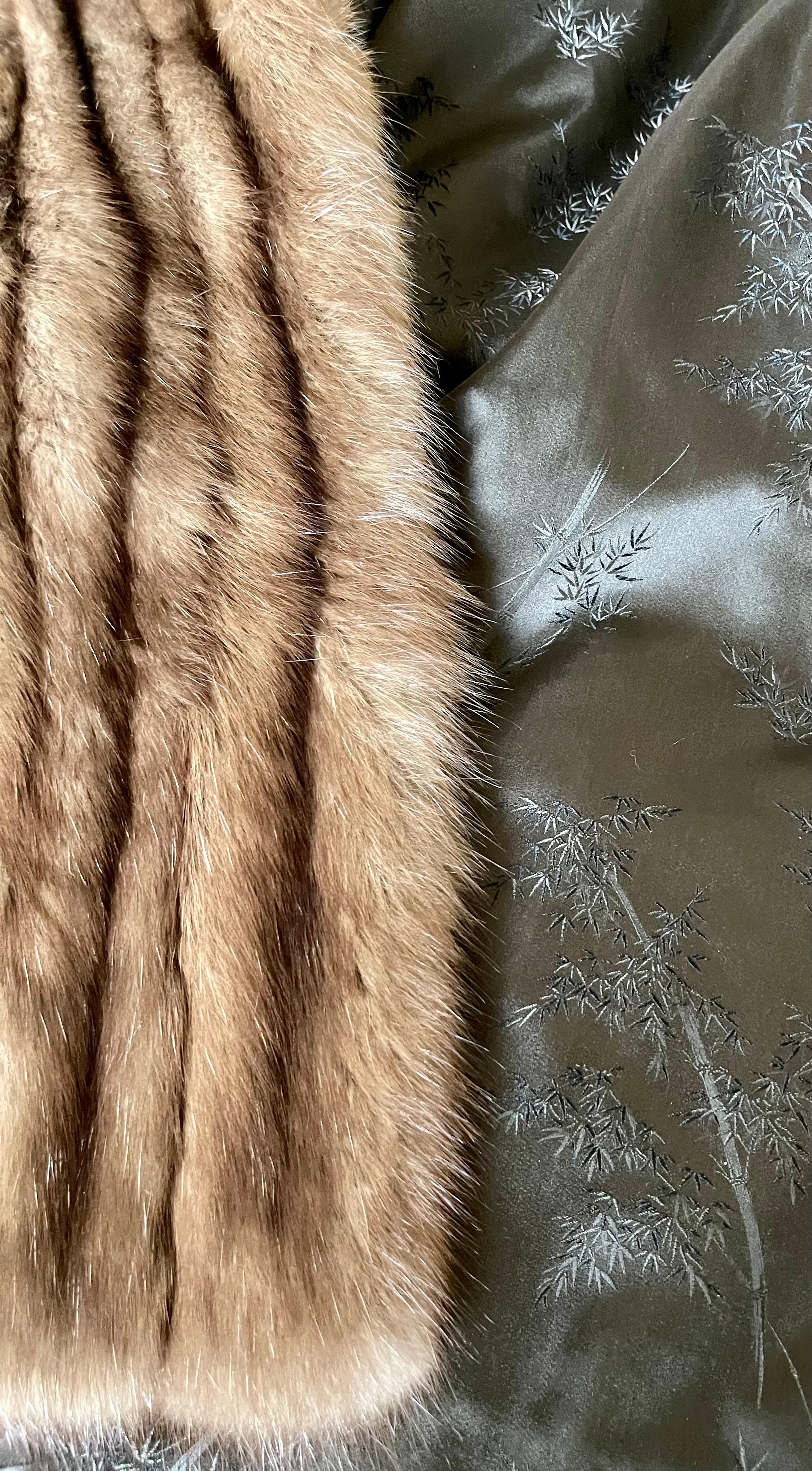 Supreme Opulent Russian Sable Fur Stroller Length Coat  For Sale 3