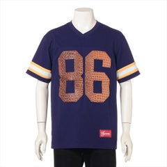 Supreme Polyester Football Jersey T-shirt Purple