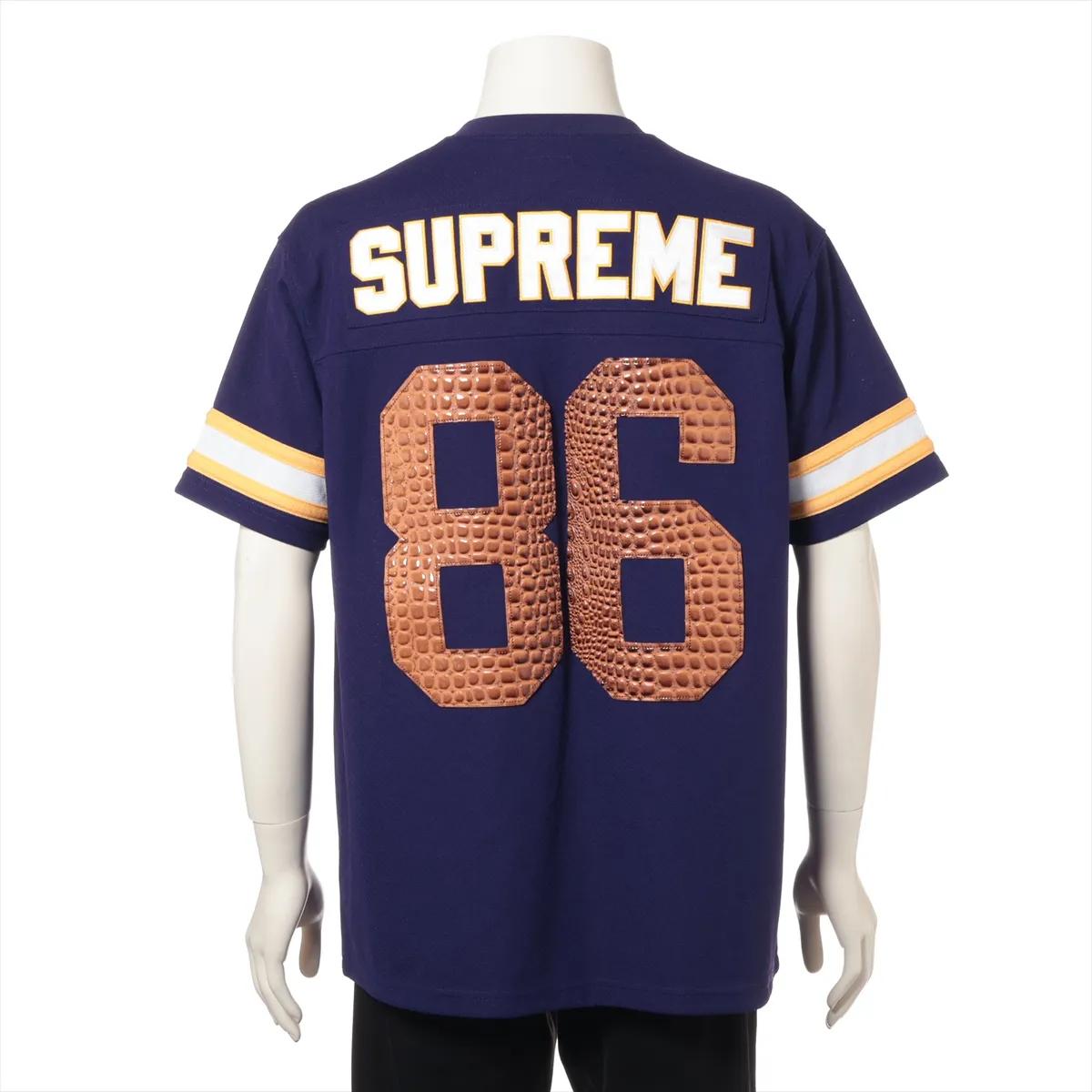 Nero Maglietta da calcio Supreme in poliestere viola in vendita