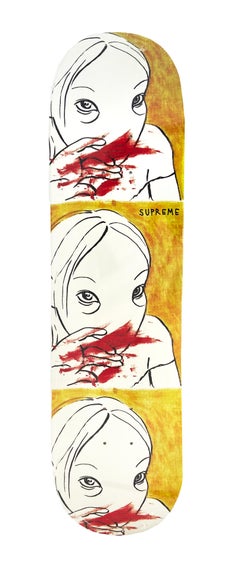 Supreme Nose Bleed Rita Ackermann Supreme Skateboard-Deck, 2019