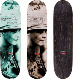 Supreme Skateboard-Decks, 2er-Set Werk (Supreme New York)