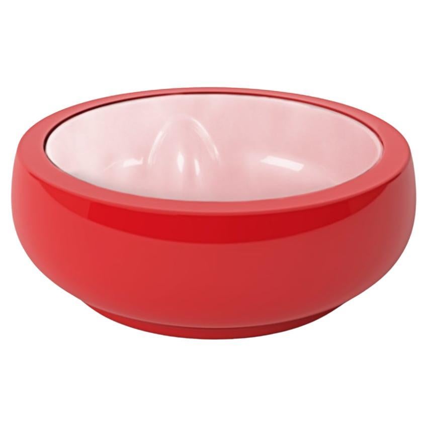 Supreme Red Matt Lacquered Chubby Coffee Table by Marcel Wanders For Sale